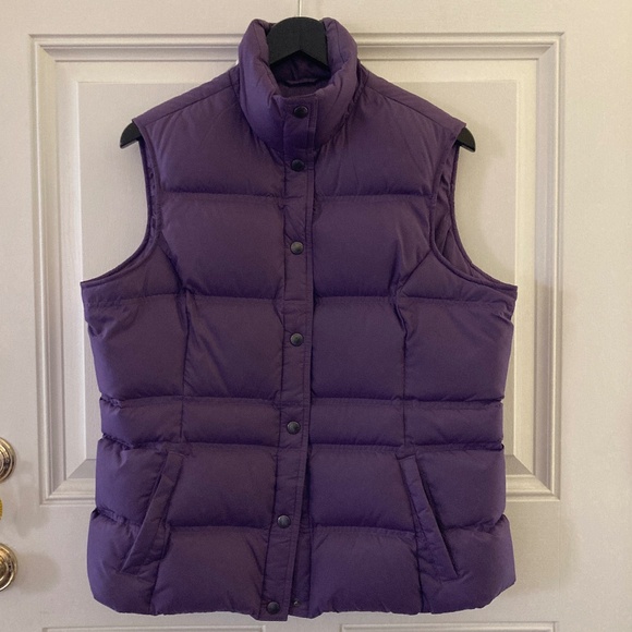 Lands' End Women's Quilted Down Vest/Lightweight/Purple/Size M/NEW/NEVER WORN! - Picture 2 of 4